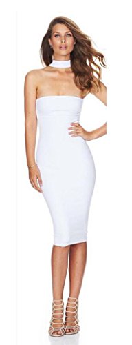ALAIX-Womens-Off-Shoulder-Sleeveless-Sexy-Mini-Bandage-Party-Evening-Dress