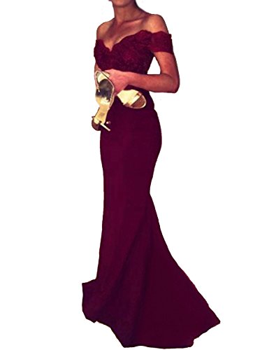 LovingDress-Womens-Prom-Dresses-Spandex-Off-The-Shoulder-Long-Evening-Dress