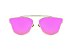 SojoS Modern Women's Men's Ultra Light Metal Frame Mirror Flat Lens Sunglasses SJ1008