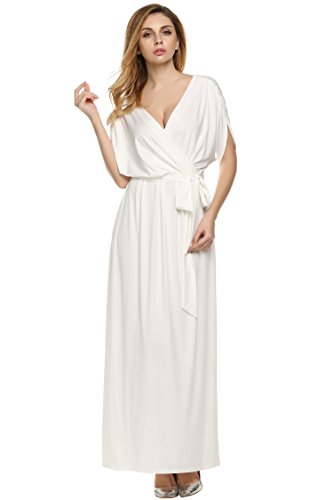 Angvns-Womens-Elegant-Batwing-Dolman-Sleeve-Classy-Maxi-Evening-Dress