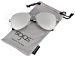 SojoS Classic Aviator Metal Frame Mirror Lens Sunglasses with Spring Hinges SJ1030