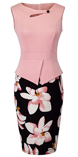 HOMEYEE-Womens-Elegant-Chic-Bodycon-Formal-Dress-B288