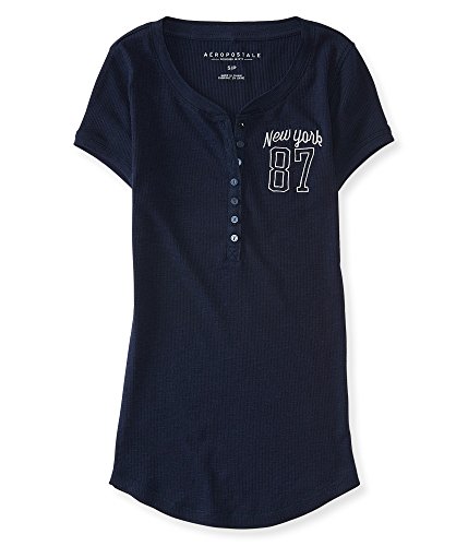 Aeropostale-Womens-New-York-87-Ribbed-Henley-Shirt