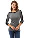 PattyBoutik Women's Trimmed Boat Neck Knit Top
