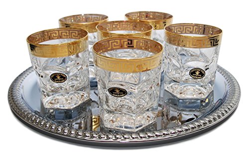 Italian-Collection-Versace-inspired-Crystal-DOF-Whisky-Glasses-24K-Gold-Plated-Italian-Made
