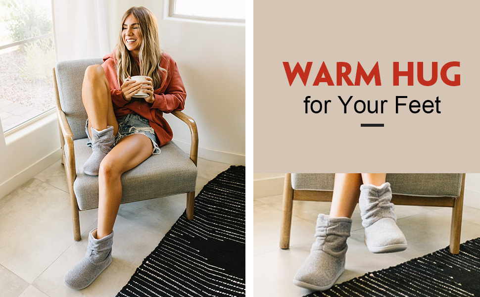 women slipper boots