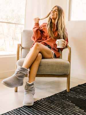women slipper boots