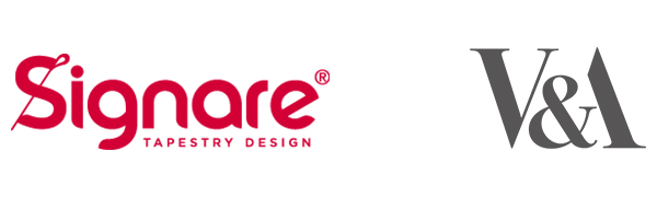 Signare Tapestry and V&A Logo
