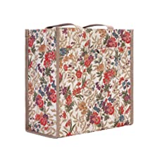 signare, tapestry, v&a, cosmetic bag, bag detail, floral bag