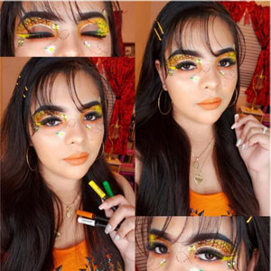 colorful eyeliner