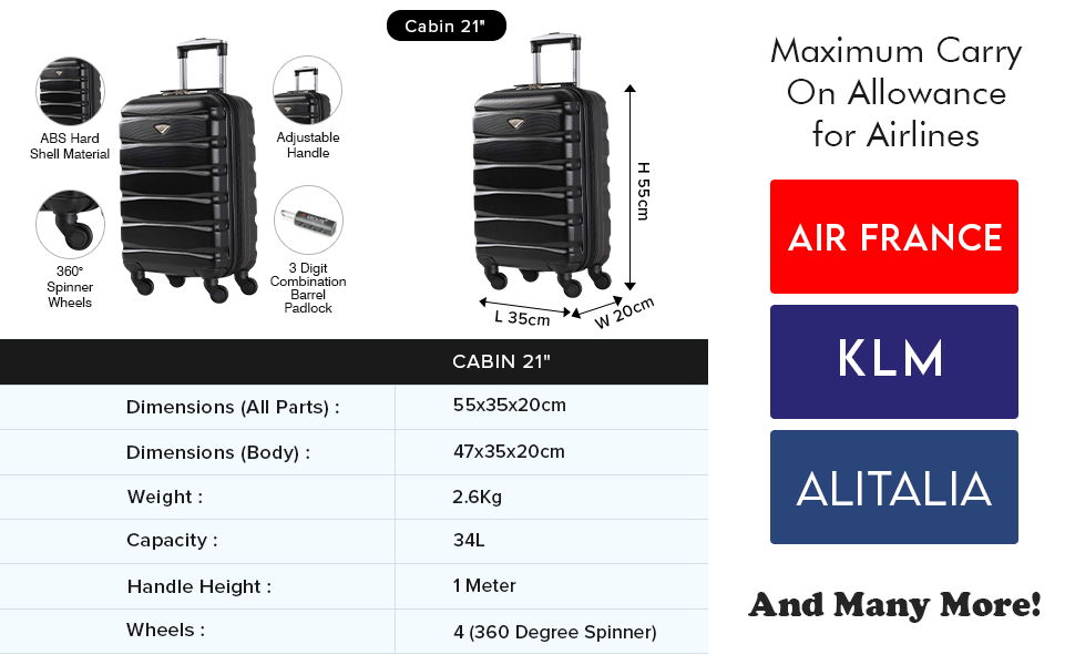 easyjet suitcase