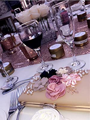 Floral Clutch ON Evening Dinner