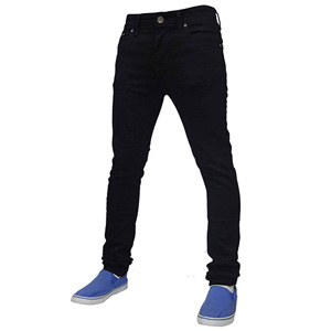 Mens True Face Denim Jeans Black