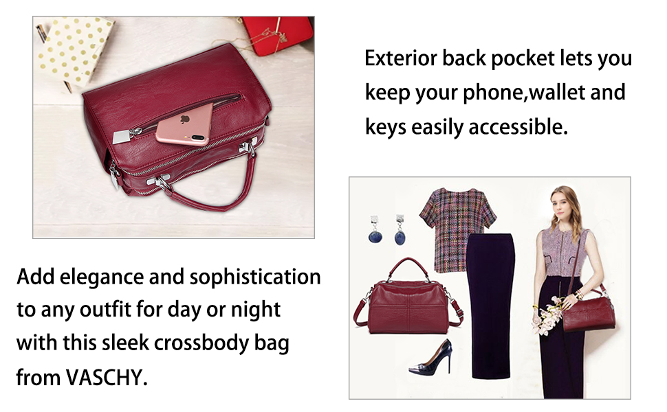 The Faux Leather Crossbody bag