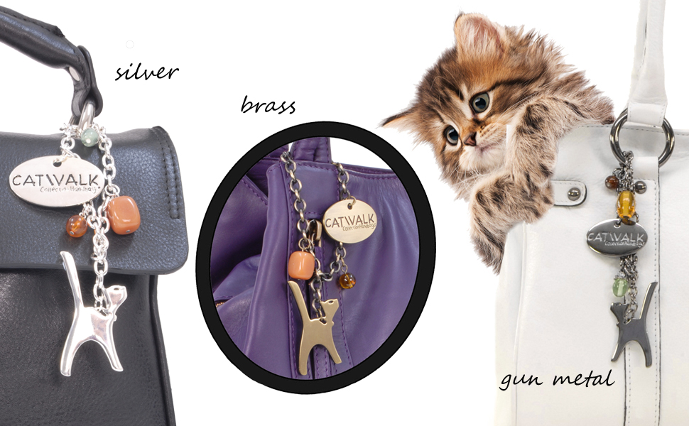 Catwalk Collection Handbags Cat Bag Charm
